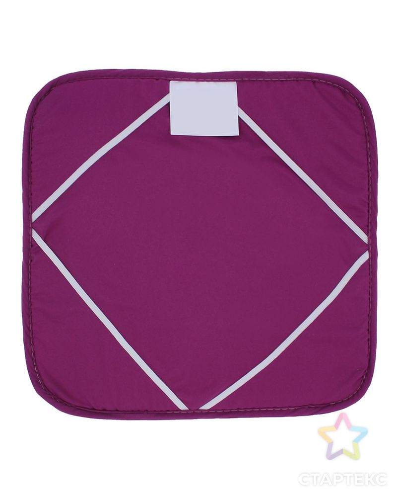 Набор подушек на стул - 2 шт., размер 34х34 см, цвет Фиолетовый арт. СМЛ-25723-1-СМЛ1911670