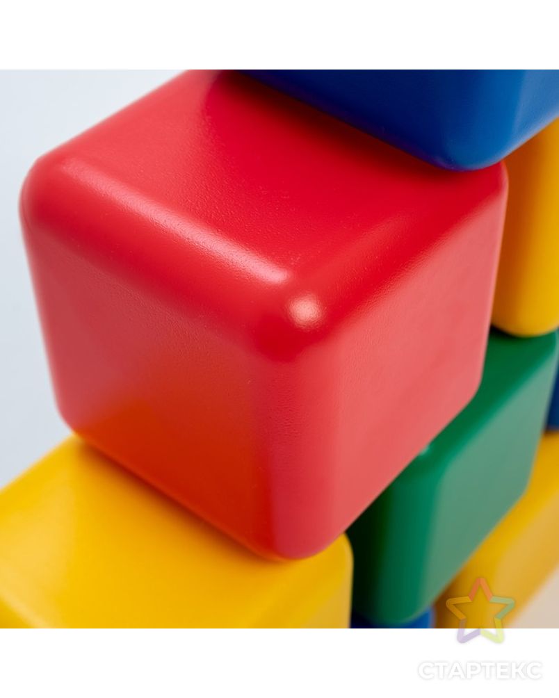 Набор цветных кубиков, 12 штук, 12 х 12 см арт. СМЛ-111281-4-СМЛ0001930539 4