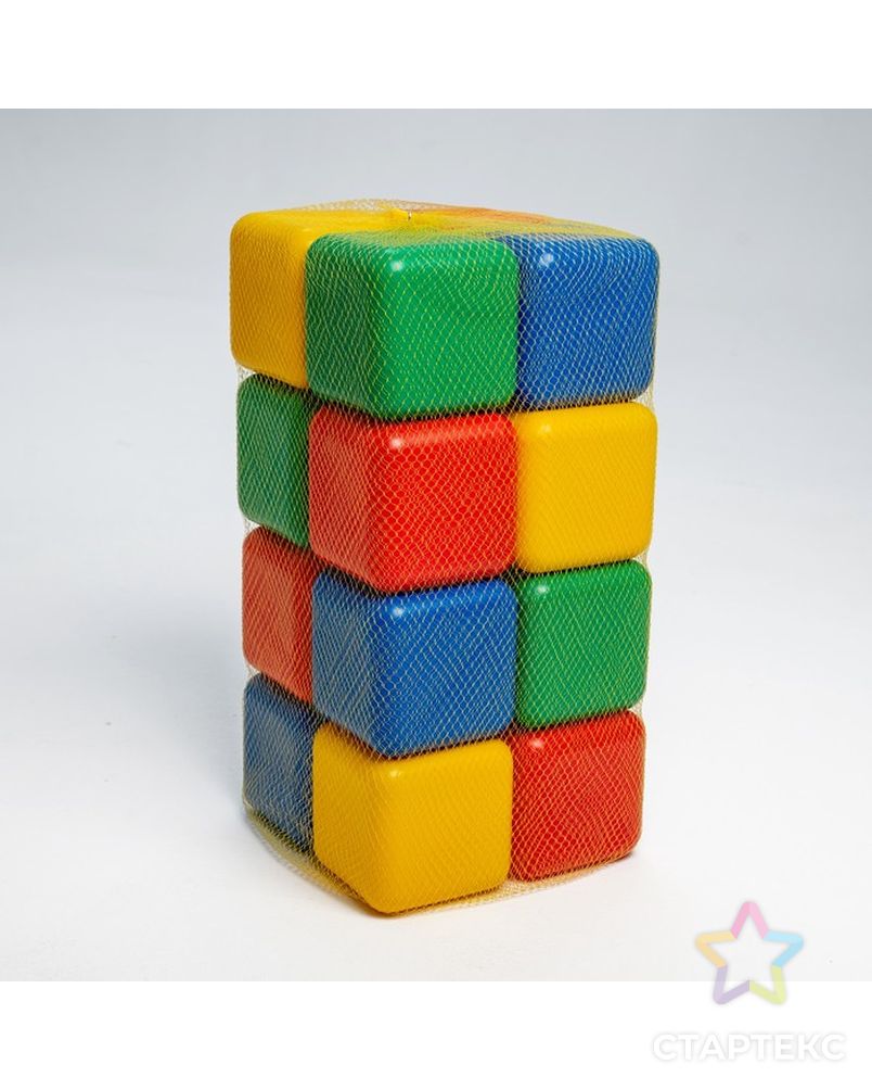 Набор цветных кубиков, 12 штук, 12 х 12 см арт. СМЛ-111281-3-СМЛ0001930544 3