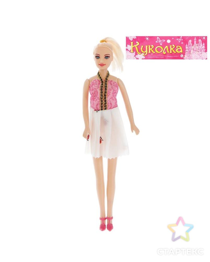 Кукла модель "Оленька" в вечернем платье, МИКС арт. СМЛ-104778-1-СМЛ0000198331 11