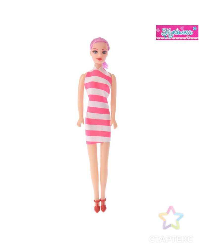 Кукла модель "Оленька" в вечернем платье, МИКС арт. СМЛ-104778-1-СМЛ0000198331 4