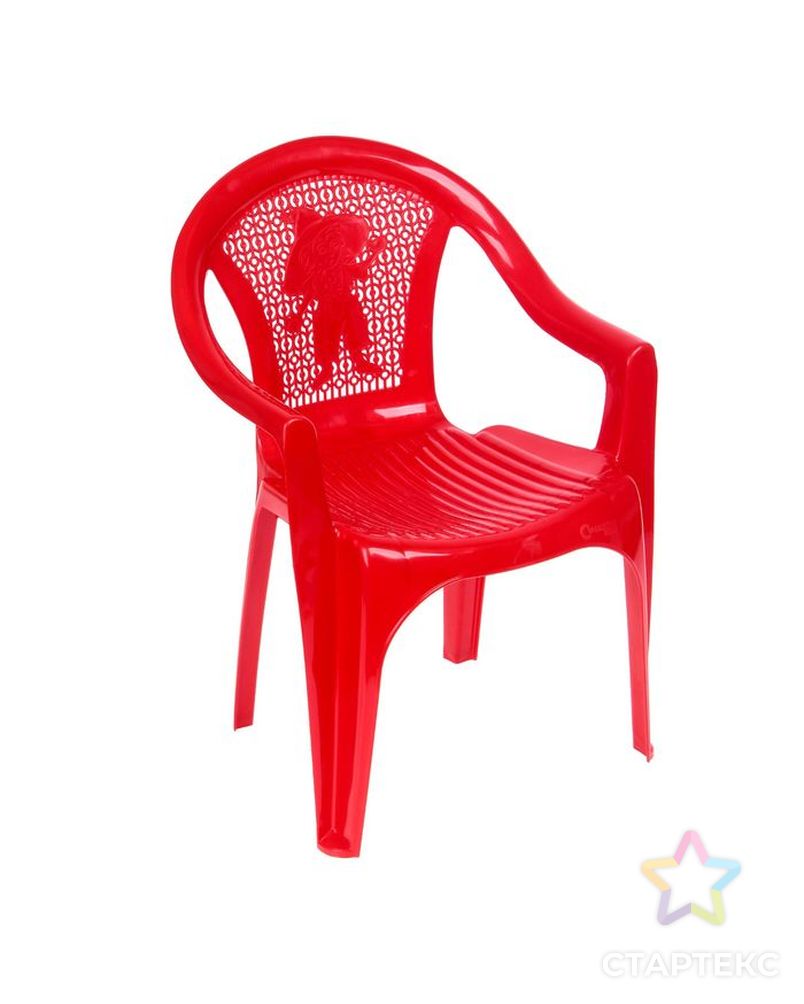 Кресло детское, 380х350х535 мм, цвет красный арт. СМЛ-45094-1-СМЛ0002003796 1