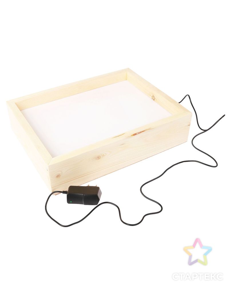 Стол-планшет для рисования песком, белая подсветка арт. СМЛ-3151-1-СМЛ2109201 1