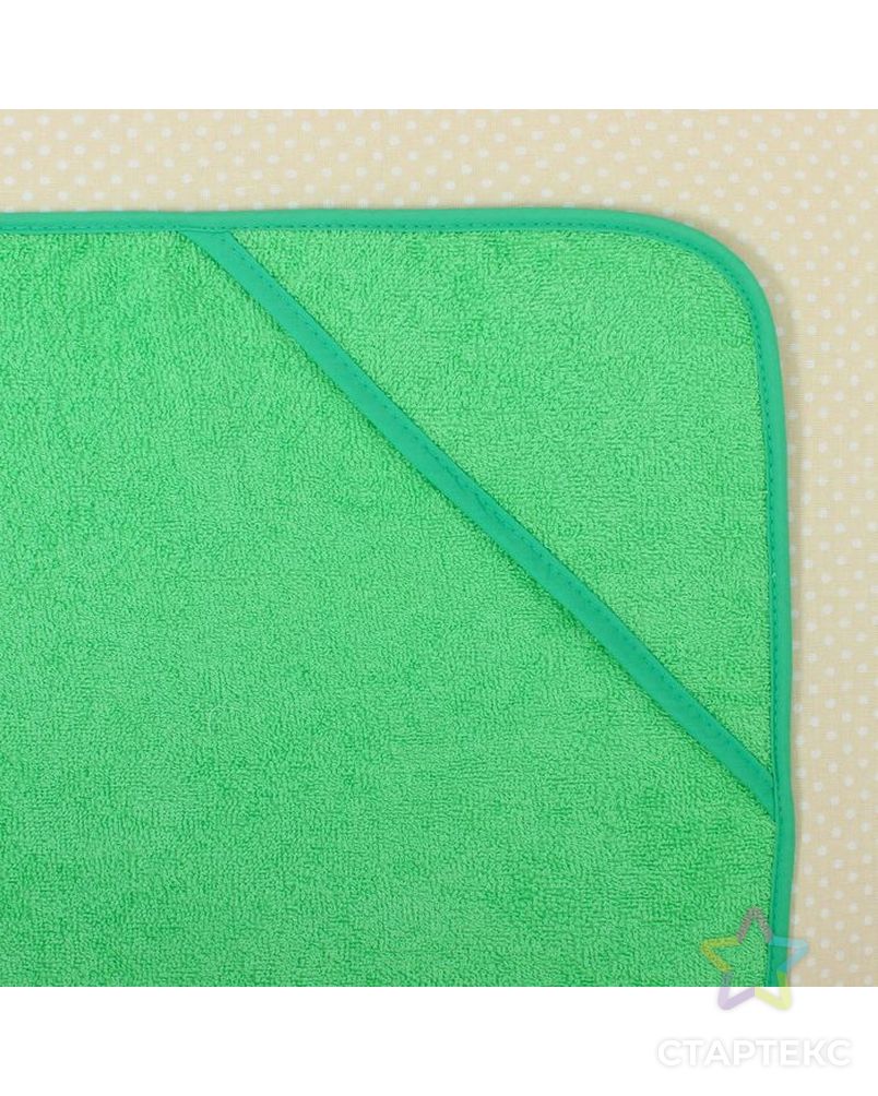 Полотенце-накидка махровое зайчик, 75×125 см, зелень, Хл, 300 г/м² арт. СМЛ-34217-1-СМЛ2138377 4