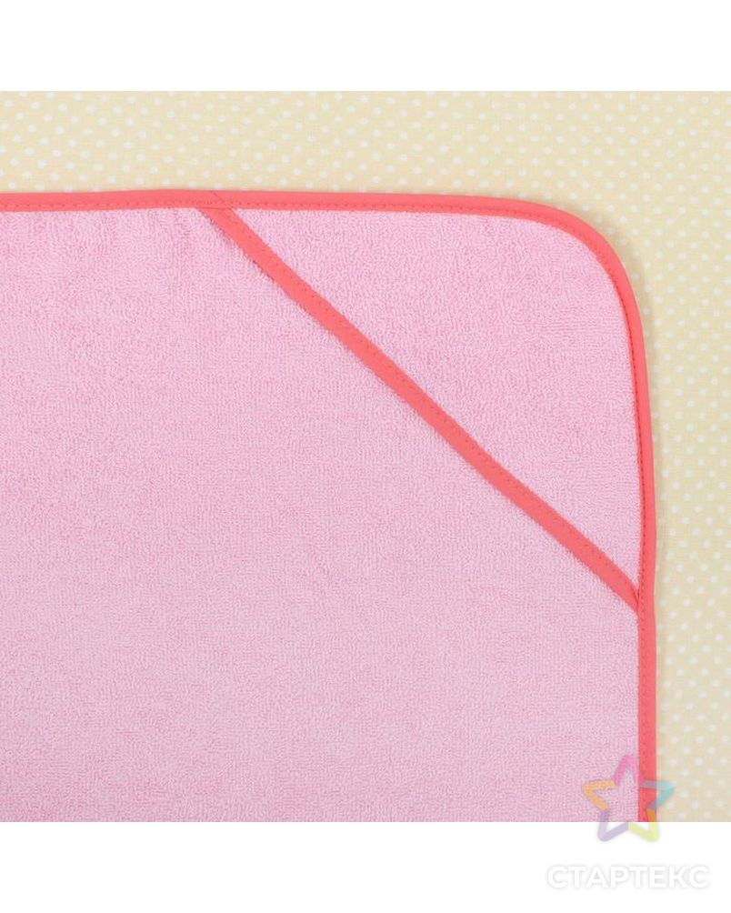 Полотенце-накидка махровое хрюшка, 75×125 см, розовый, Хл, 300 г/м² арт. СМЛ-34221-1-СМЛ2138388 4