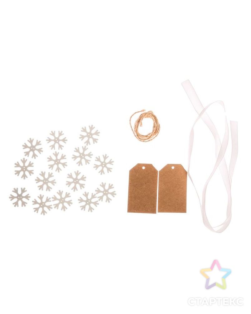 Мешки для подарков «Морозный вечер», набор для шитья, 16,3 × 10,7 × 2,5 см арт. СМЛ-3799-1-СМЛ2238534 5