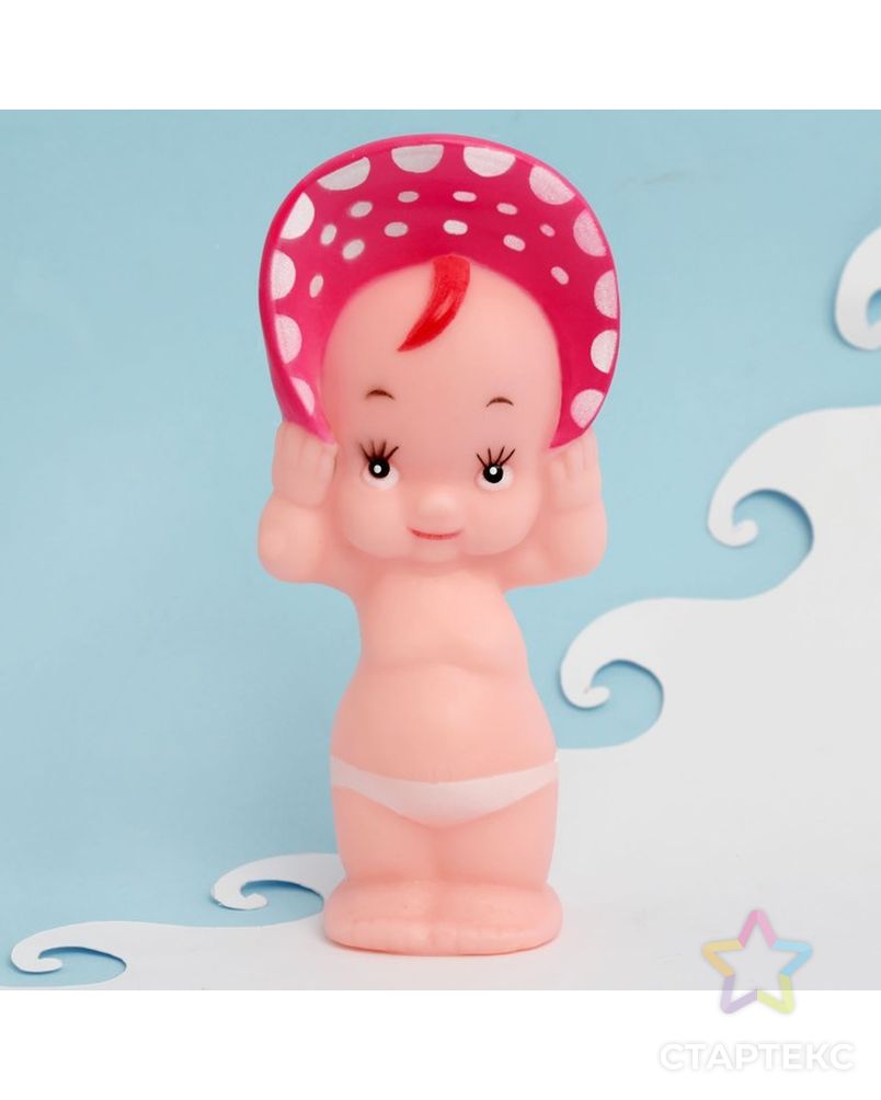 Игрушка для ванны «Девочка в шляпе» арт. СМЛ-84800-1-СМЛ0002257302 1