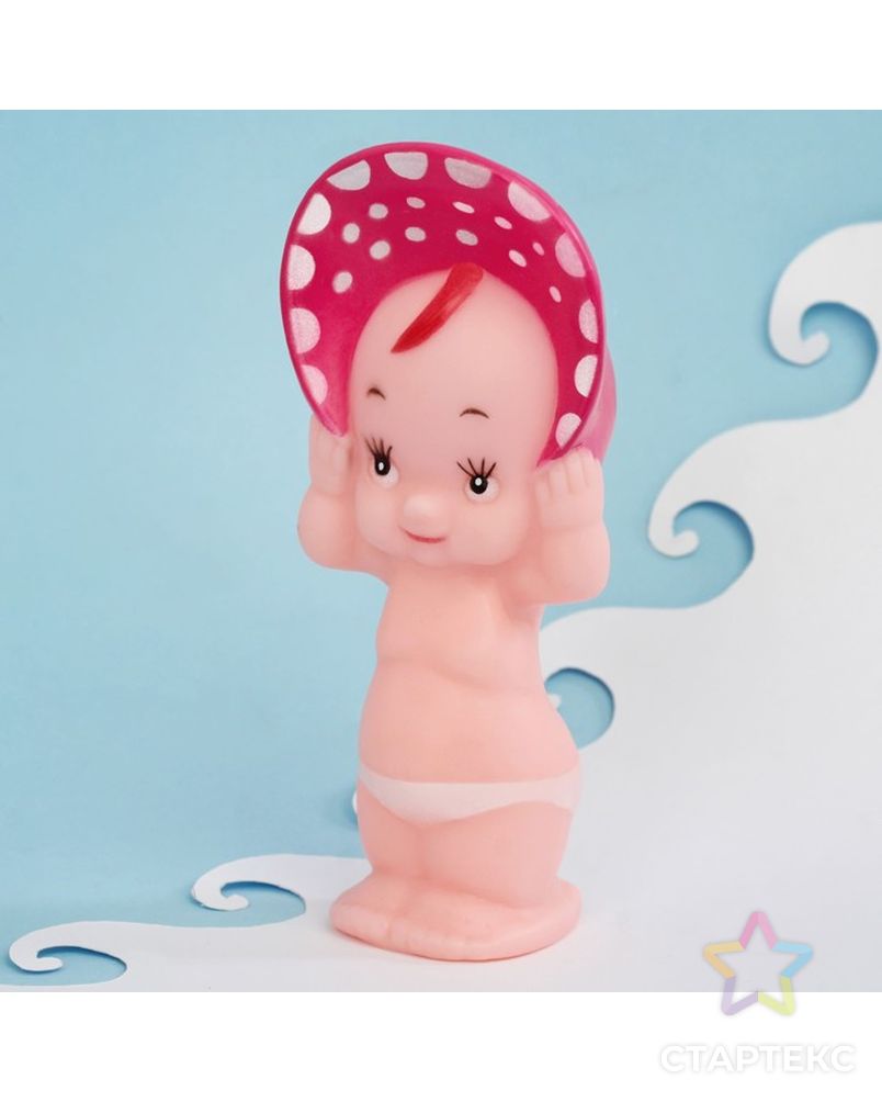Игрушка для ванны «Девочка в шляпе» арт. СМЛ-84800-1-СМЛ0002257302 2