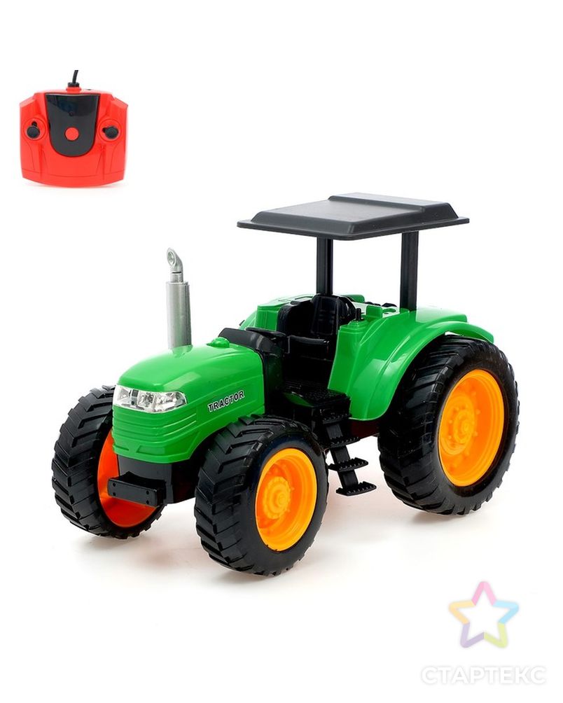 Трактор радиоуправляемый «Фермер», работает от аккумулятора, световые эффекты, цвета МИКС арт. СМЛ-46971-1-СМЛ0002278704 1