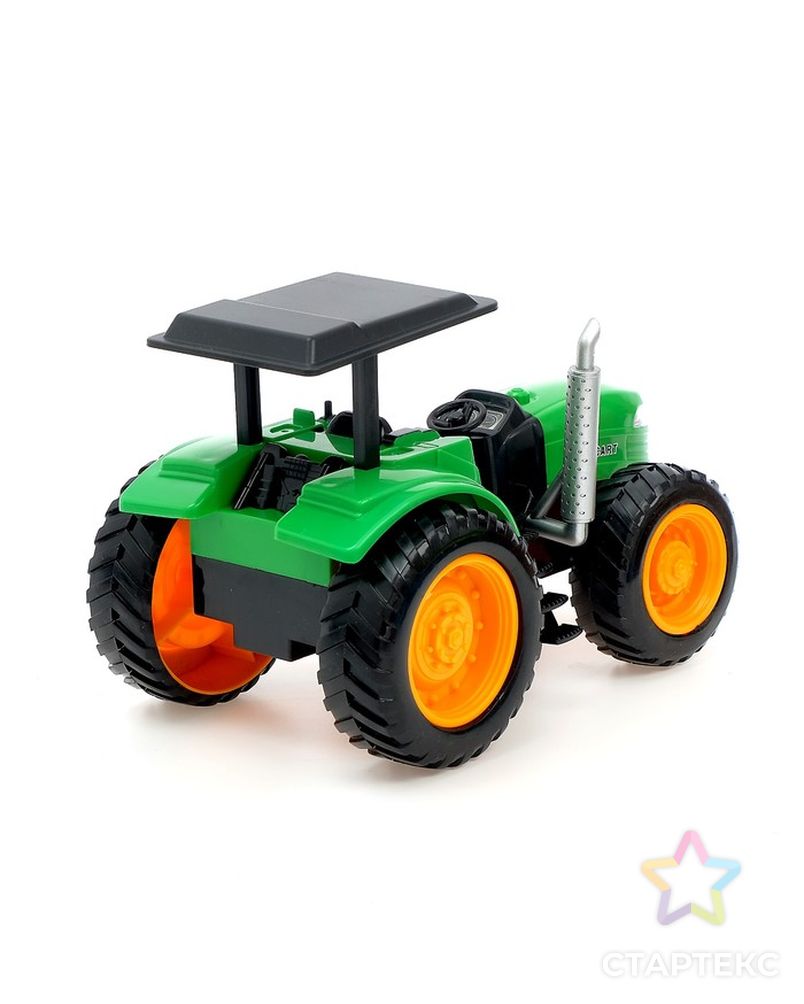 Трактор радиоуправляемый «Фермер», работает от аккумулятора, световые эффекты, цвета МИКС арт. СМЛ-46971-1-СМЛ0002278704 3