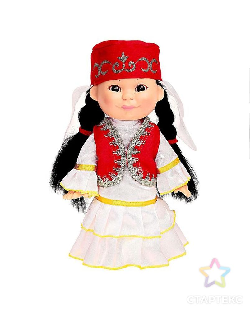 Кукла «Веснушка Алсу», в татарском национальном костюме, 25 см арт. СМЛ-110257-1-СМЛ0002292333 1