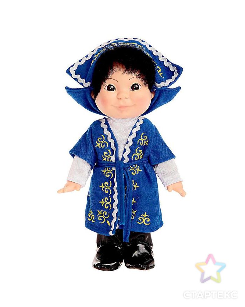 Кукла «Веснушка», в казахском костюме, мальчик, 26 см арт. СМЛ-45940-1-СМЛ0002292335 1