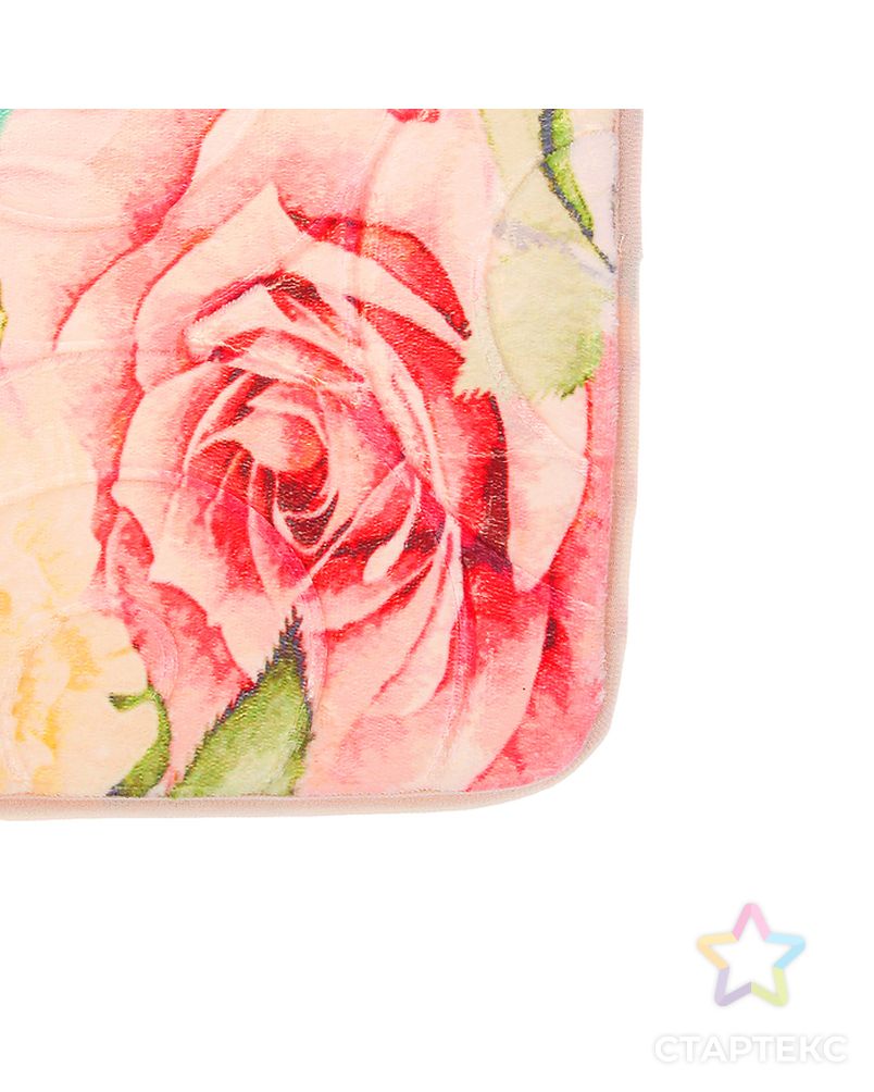 Коврик «Розовые розы», 50×80 см арт. СМЛ-30171-1-СМЛ2297271 2