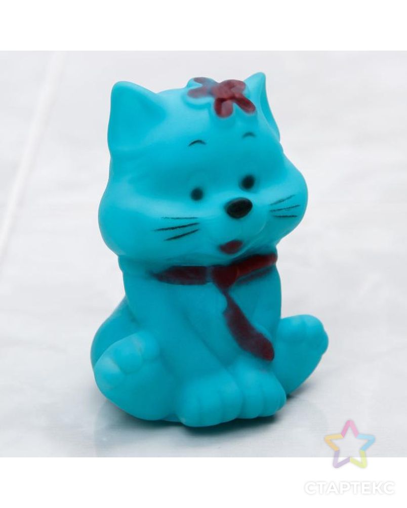 Игрушка для ванны «Котик» с пищалкой арт. СМЛ-47664-1-СМЛ0002300097 2