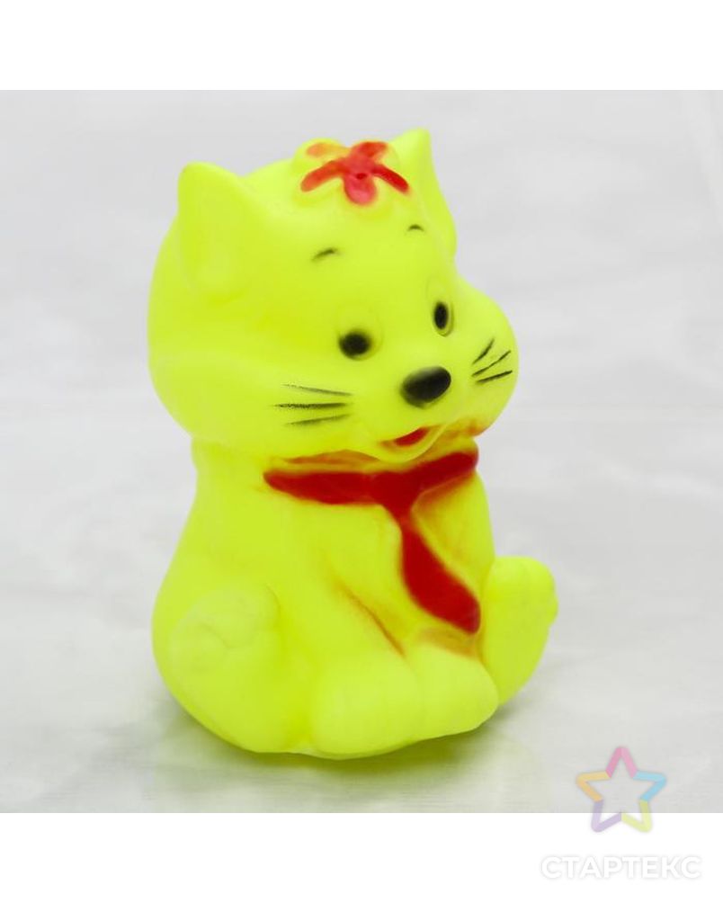 Игрушка для ванны «Котик» с пищалкой арт. СМЛ-47664-1-СМЛ0002300097 3