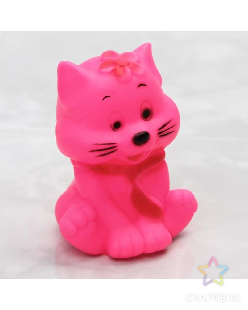Игрушка для ванны «Котик» с пищалкой арт. СМЛ-47664-1-СМЛ0002300097 4