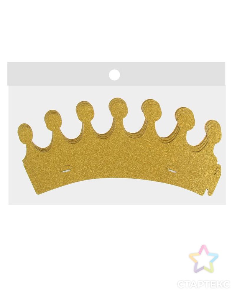 Карнавальная корона «Великолепие», на резинке, цвет серебряный арт. СМЛ-100696-2-СМЛ0002311663