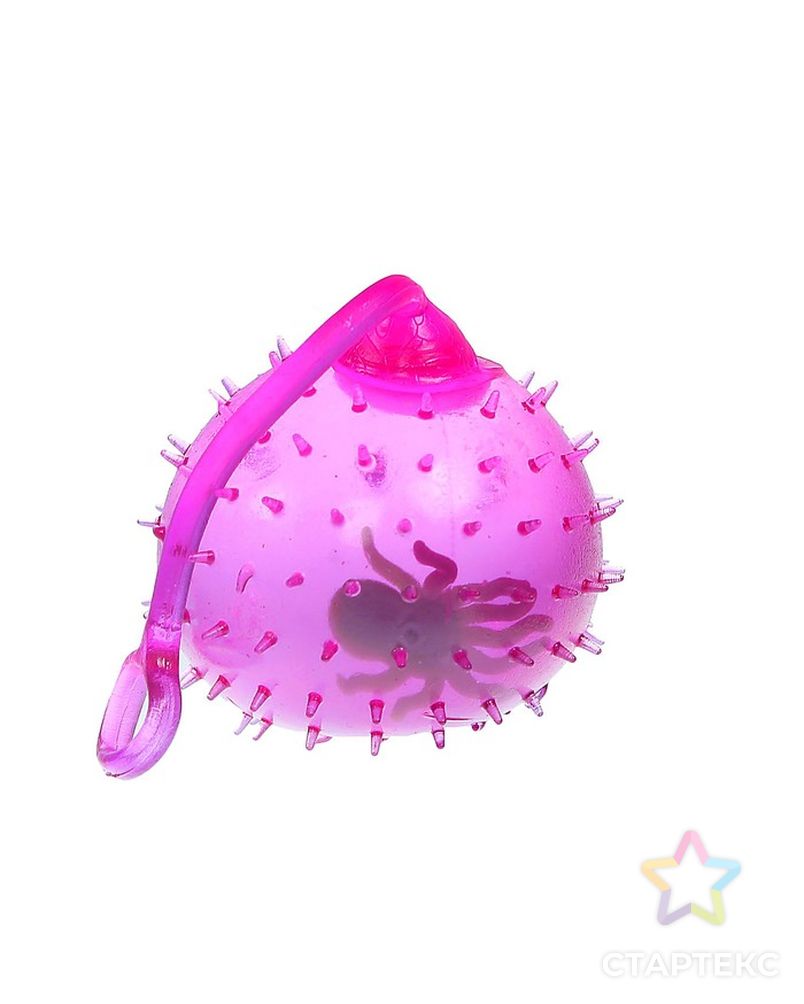 Мялка «Булава», с водой, внутри игрушка, цвета МИКС арт. СМЛ-47667-1-СМЛ0002317262 1