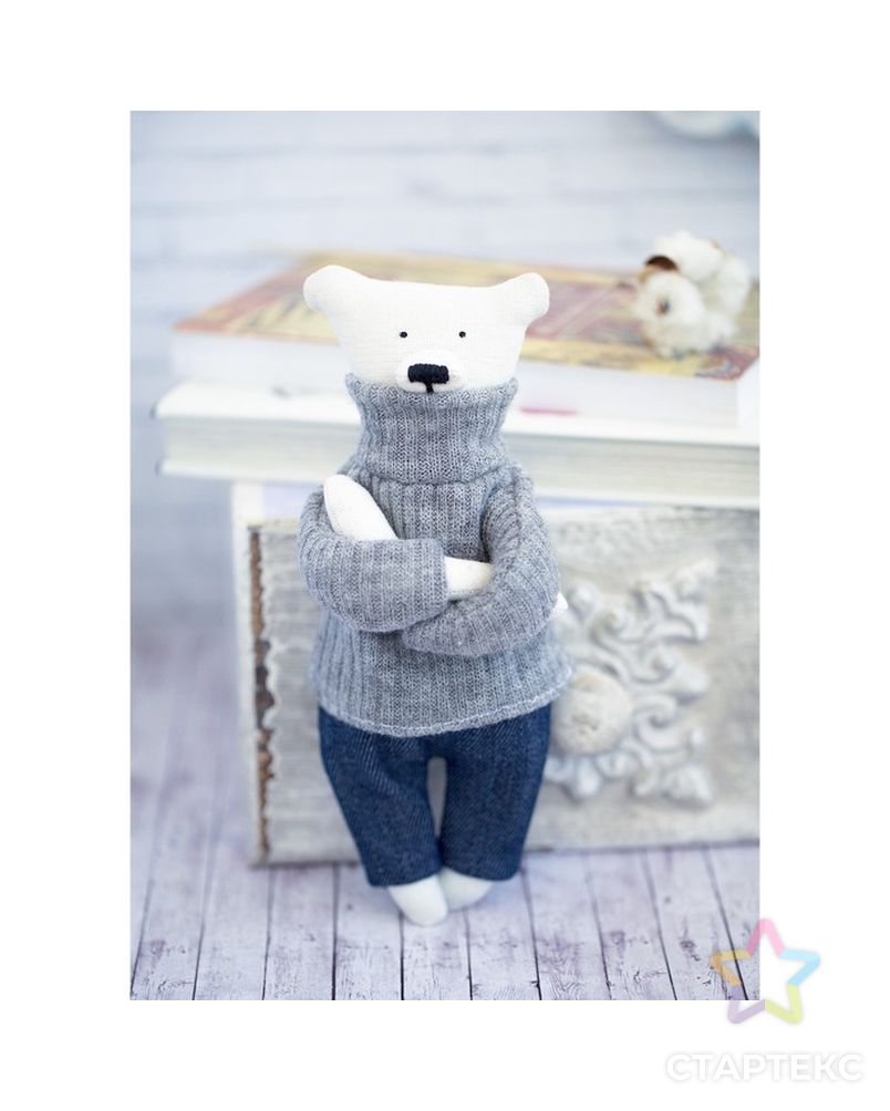 Мягкая игрушка «Домашний медведь Кристиан», набор для шитья, 18 × 22 × 3.6 см арт. СМЛ-25836-1-СМЛ2322310 2