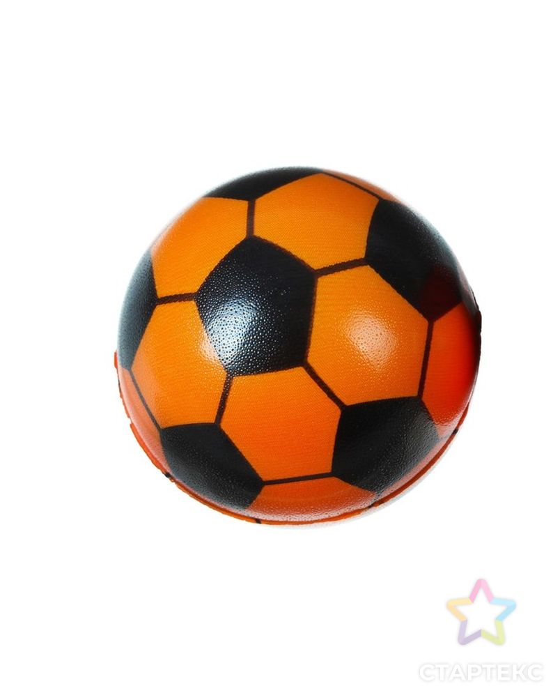 Мяч мягкий «Футбол», 4,5 см, цвета МИКС арт. СМЛ-126017-1-СМЛ0002323009 2