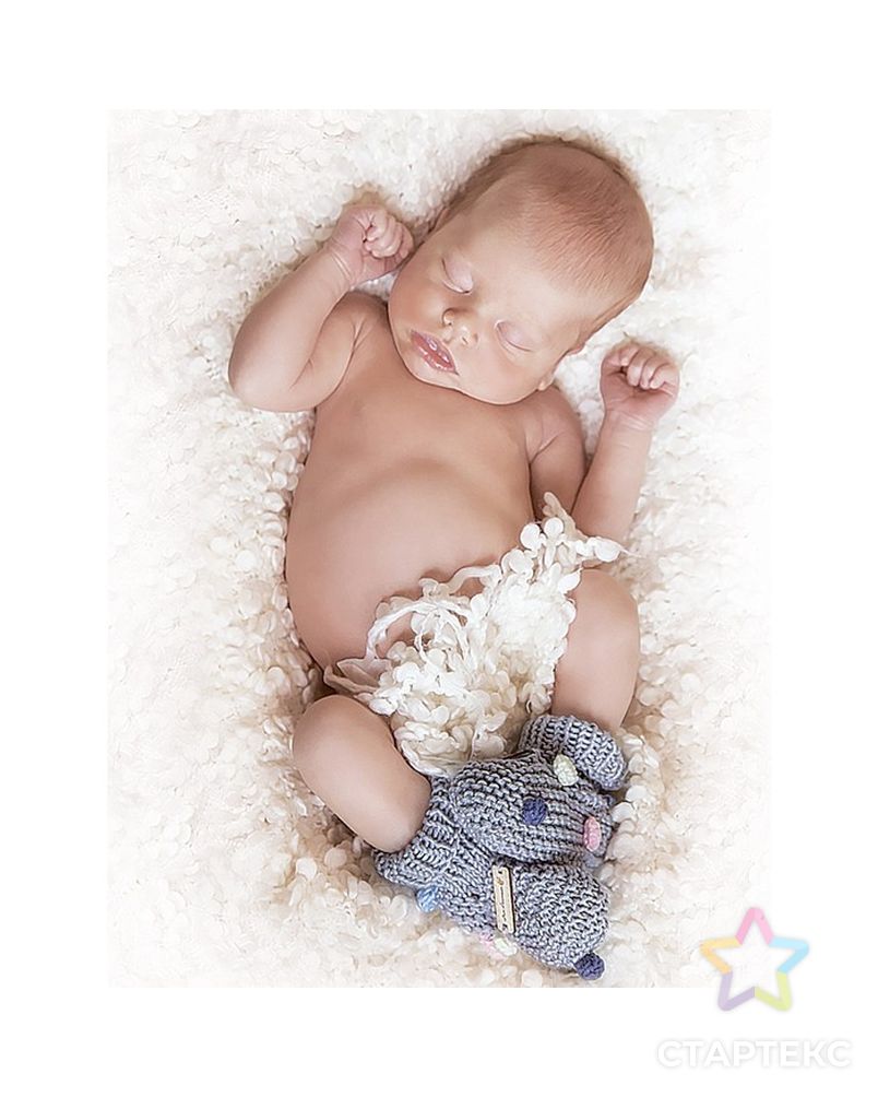 Набор для вязания костюмы для новорожденных «Любимые пяточки» р.14х10х2,5 см арт. СМЛ-4282-1-СМЛ2323117 2