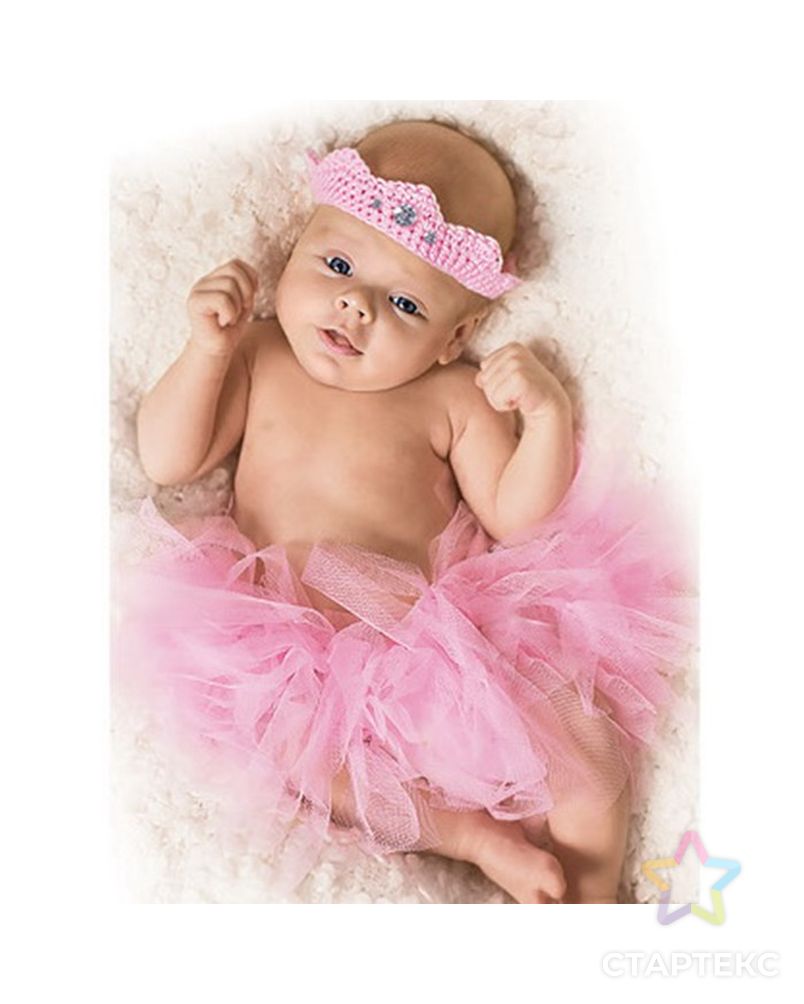 Набор для вязания костюмы для новорожденных «Принцесса» р.4х10х2,5 см арт. СМЛ-4285-1-СМЛ2323120 2