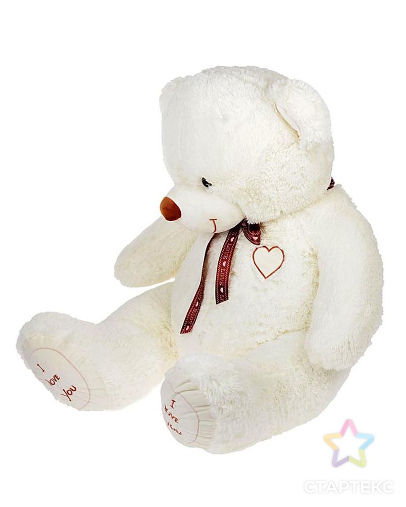Мягкая игрушка «Медведь Феликс», 120 см, цвет белый арт. СМЛ-100499-2-СМЛ0002325971 2