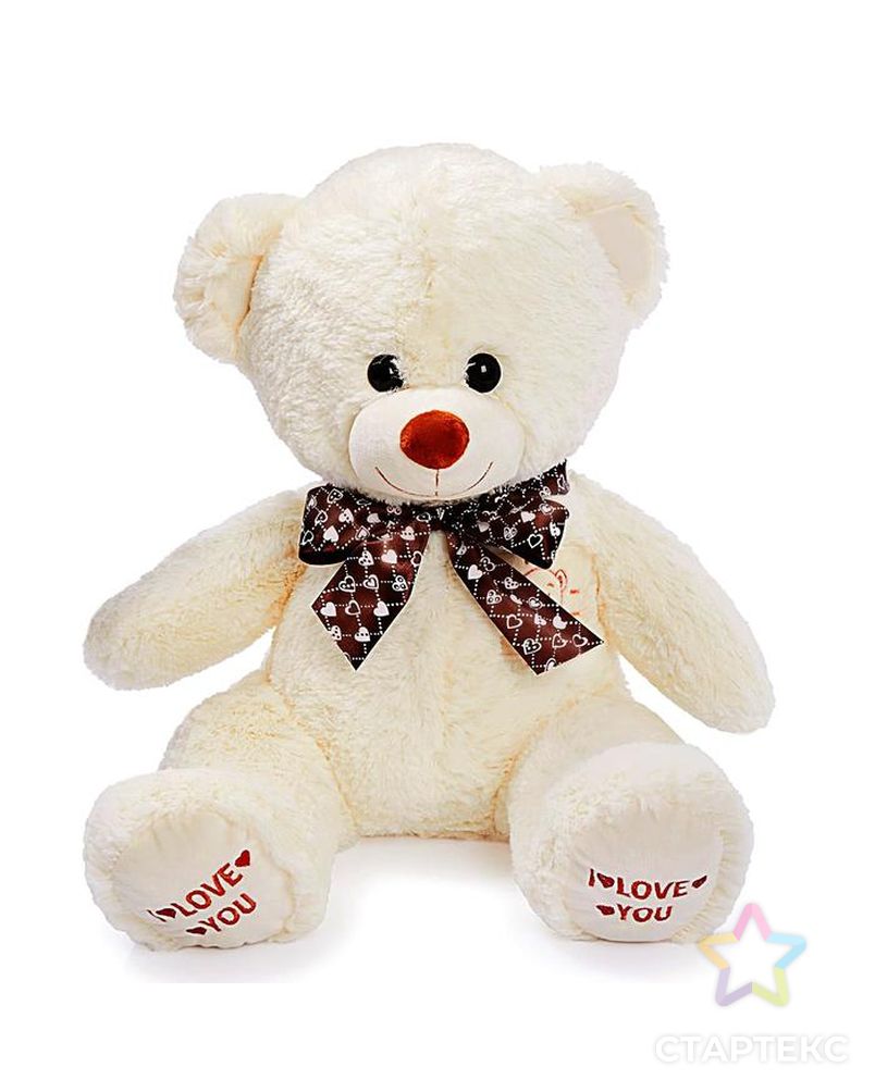Мягкая игрушка «Медведь Топтыжка», цвет молочный, 70 см арт. СМЛ-100514-1-СМЛ0002325997 1