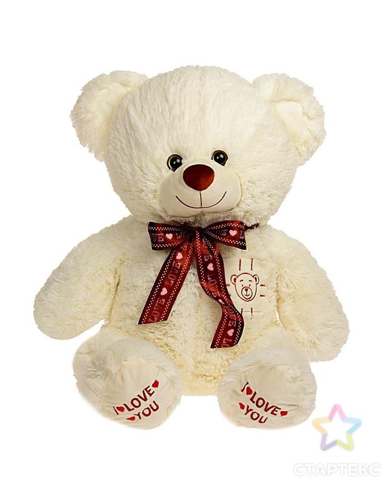 Мягкая игрушка «Медведь Топтыжка», цвет молочный, 70 см арт. СМЛ-100514-1-СМЛ0002325997 3