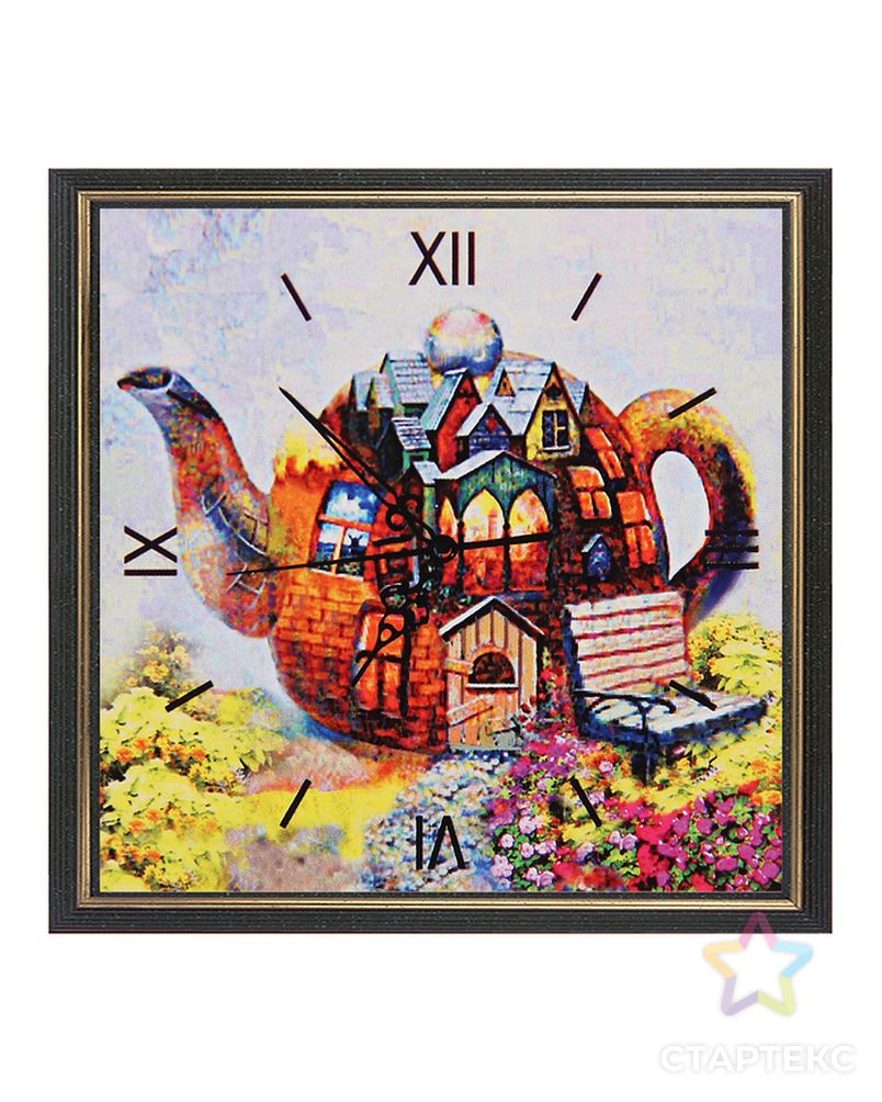 Алмазные часы "Чайный дом" арт. СМЛ-4326-1-СМЛ2334064 1
