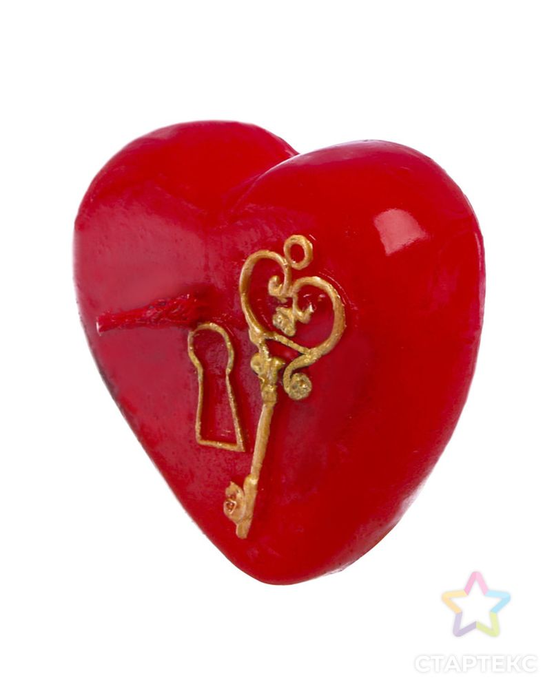 Свеча формовая «Ключ от сердца», 5 см арт. СМЛ-111355-1-СМЛ0002355568 2