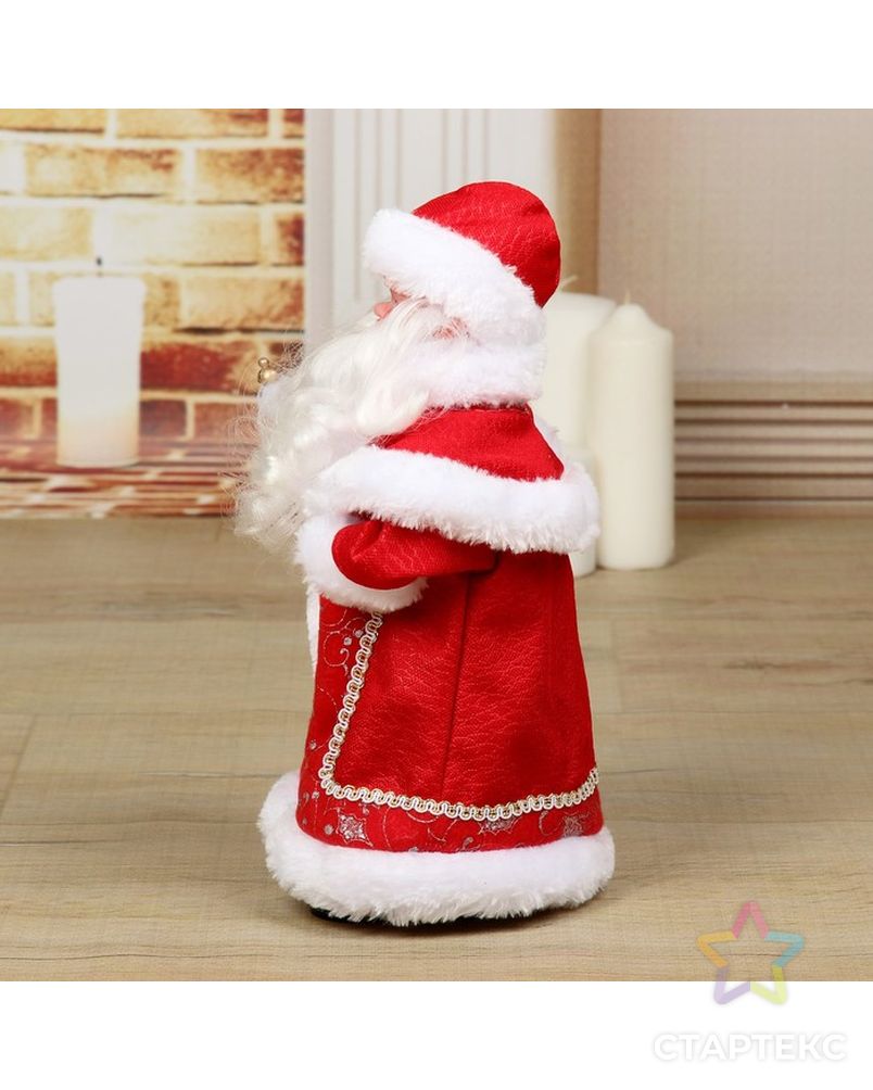 Дед Мороз, в красной шубе, с посохом арт. СМЛ-48025-1-СМЛ0002359012 4