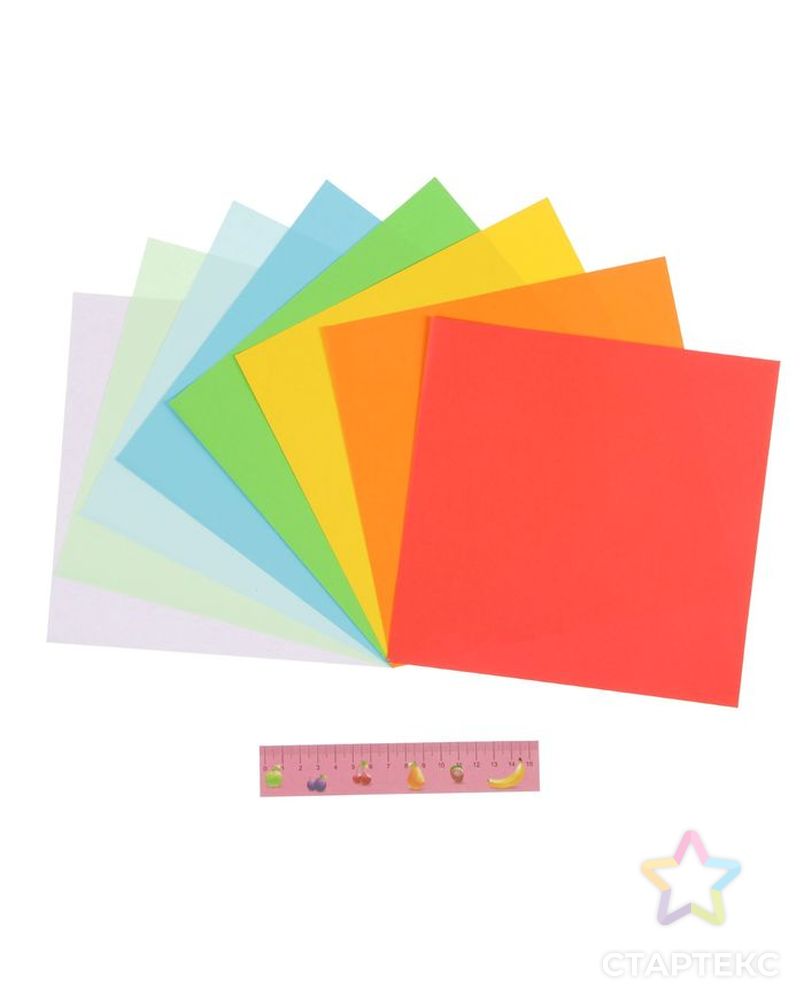 Бумага цветная для оригами, 8 листов, 8 цветов, «Каляка-Маляка» арт. СМЛ-179466-1-СМЛ0002370976 2