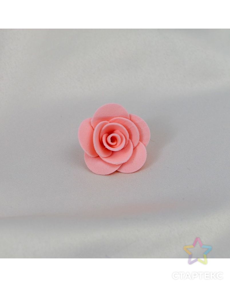 Набор цветов для  декора "Роза", из фоамирана, D= 3 см, 10 шт, персик арт. СМЛ-4541-1-СМЛ2375139 2
