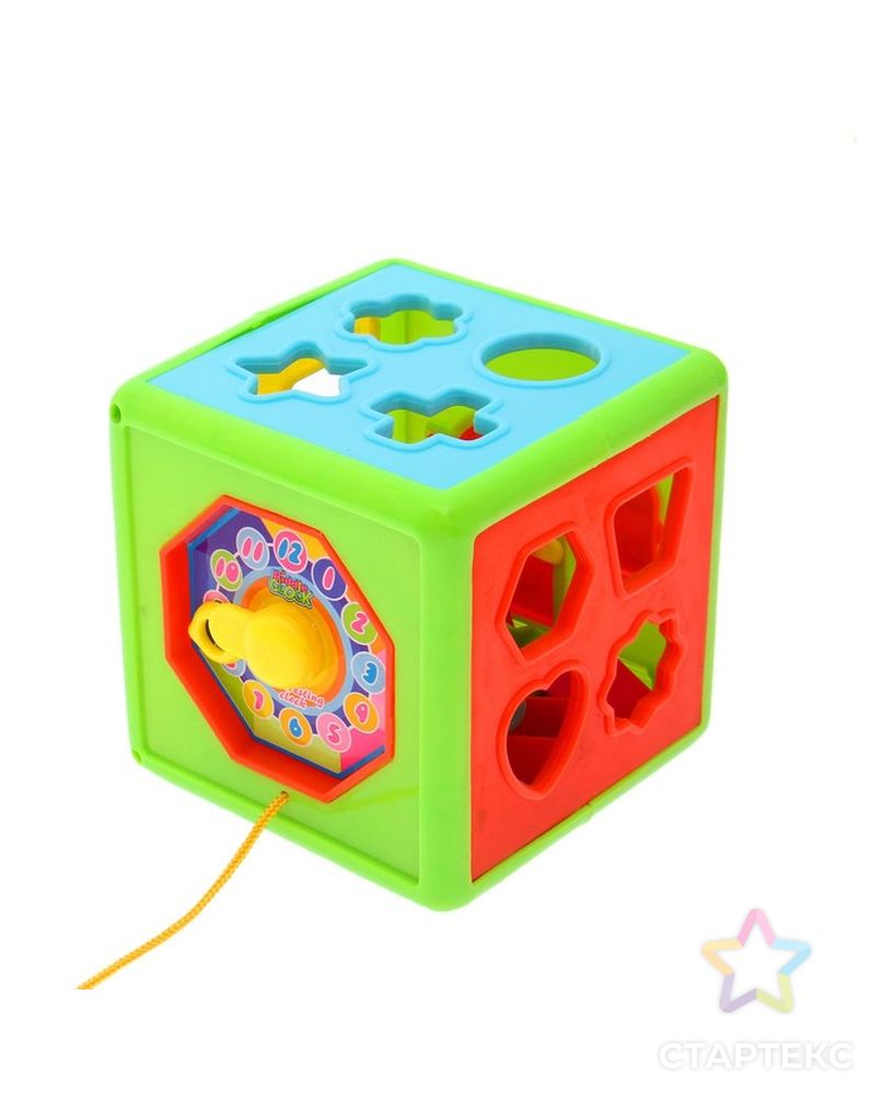 Развивающая игрушка сортер-каталка «Домик», цвета МИКС арт. СМЛ-48077-1-СМЛ0002392310 4