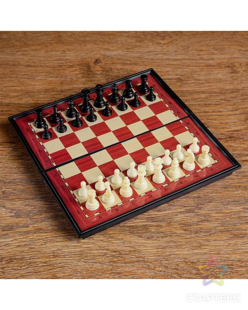 Шахматы магнитные, в коробке, 19х19см арт. СМЛ-48169-1-СМЛ0002392542 1