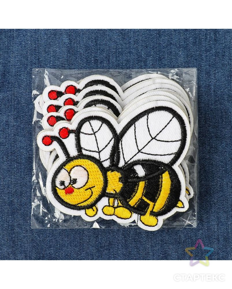 Термоаппликация «Пчелка» р.6,3х7,7 см арт. СМЛ-4591-1-СМЛ2395503 2