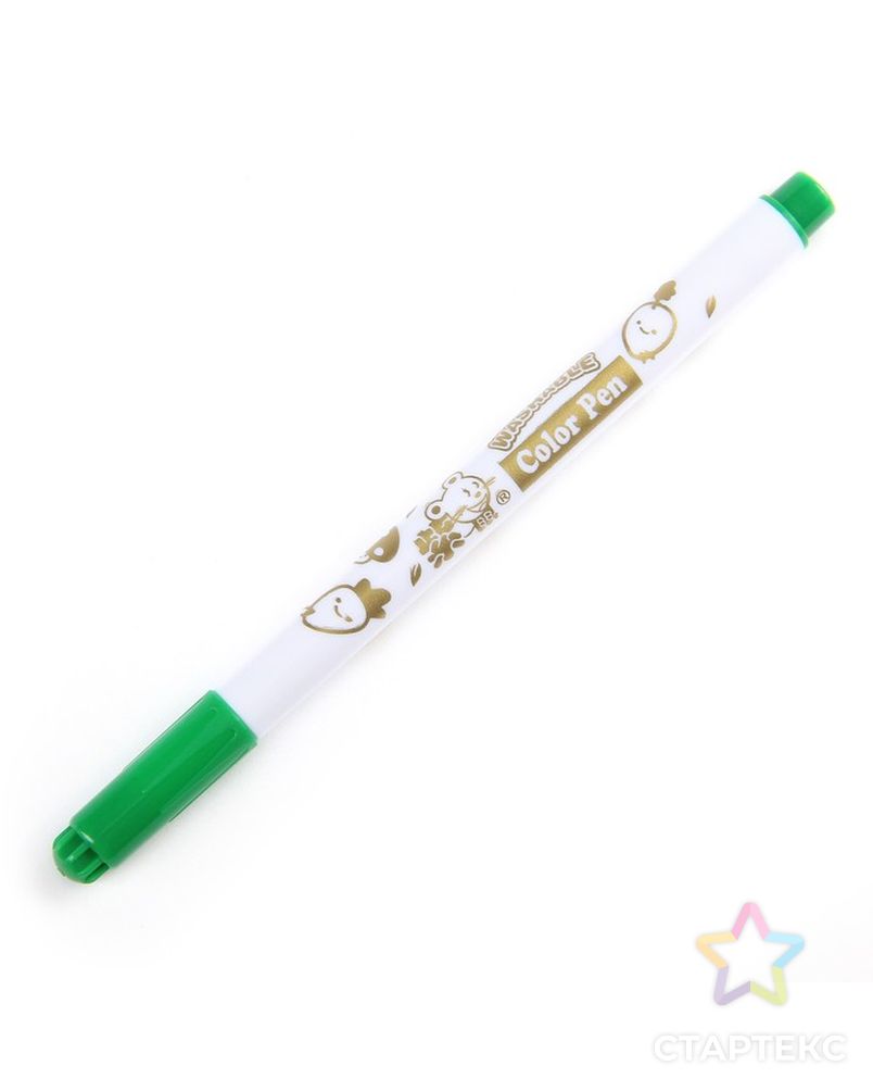 Фломастеры, 24 цвета, в пластиковом пенале с ручкой, вентилируемый колпачок, «Мышка» арт. СМЛ-173861-1-СМЛ0002412153 5