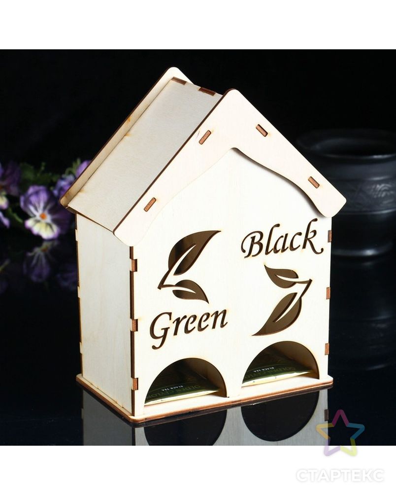 Чайный домик "Green & Black" арт. СМЛ-206374-1-СМЛ0002429110 1