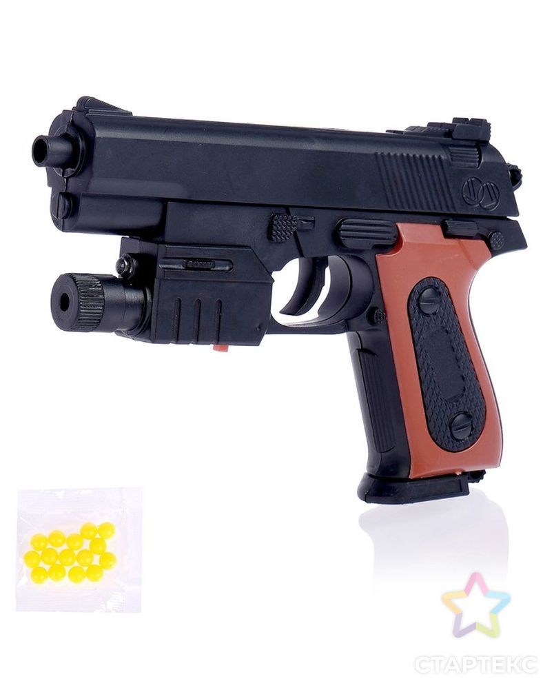 Пистолет пневматический «Классик», с фонариком и лазером арт. СМЛ-51155-1-СМЛ0002431857 1