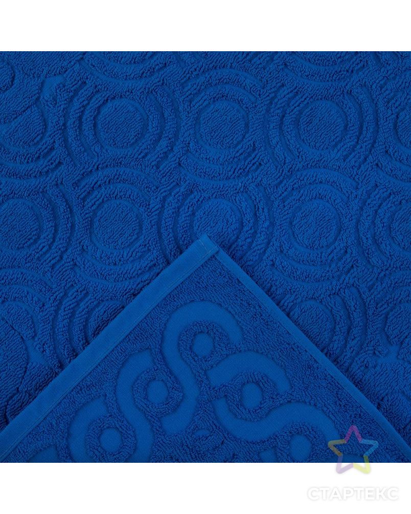 Полотенце махровое Pecorella ПЦ-103-03083, 50х70,цв.354, синий, хл.100%, 650 г/м2 арт. СМЛ-4785-1-СМЛ2437264 2
