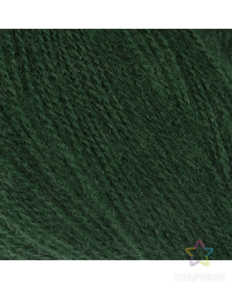 Пряжа "Angora real 40" 60% акрил, 40% шерсть 480м/100гр (563 тём.зелён) арт. СМЛ-20080-1-СМЛ2473747 1