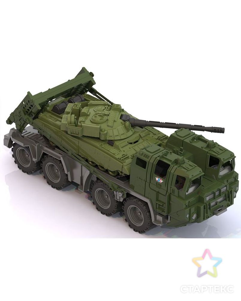 Военный тягач «Щит», с танком арт. СМЛ-47104-1-СМЛ0002492282 1