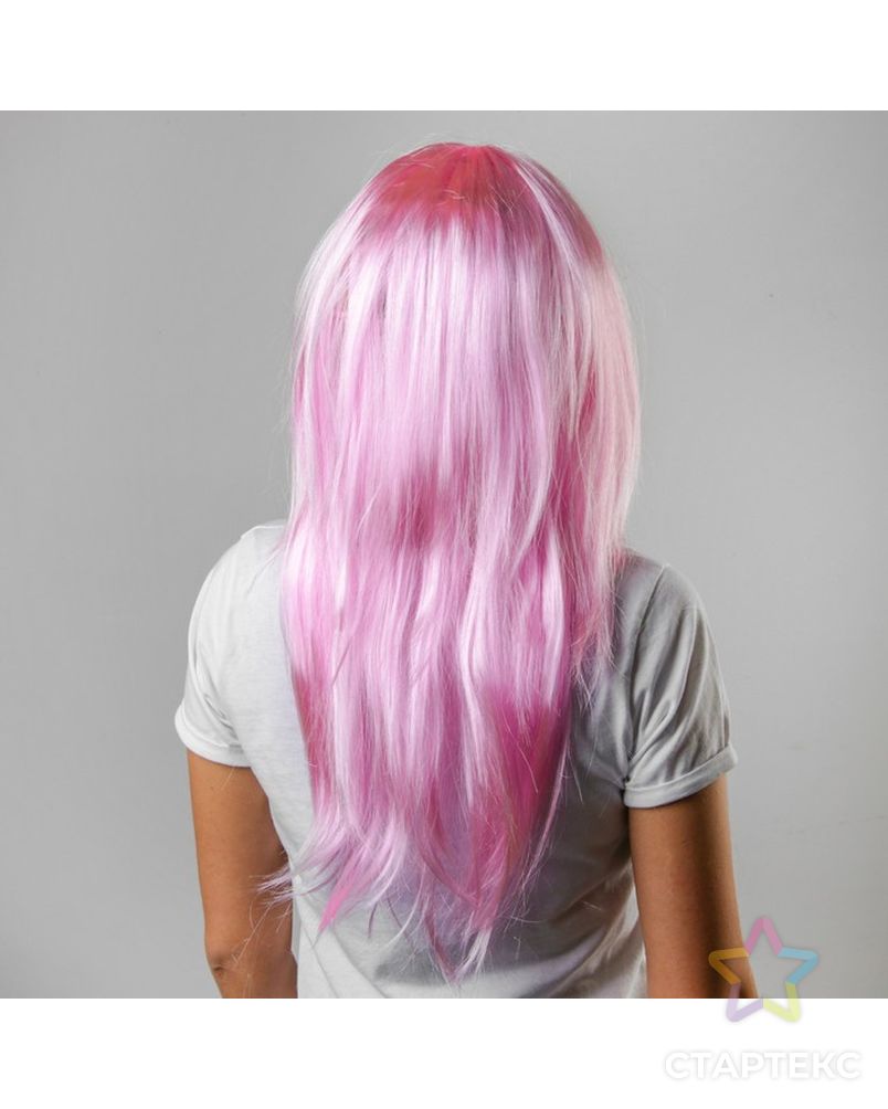 Карнавальный парик «Красотка», цвет светло-розовый арт. СМЛ-118062-1-СМЛ0002500199 2