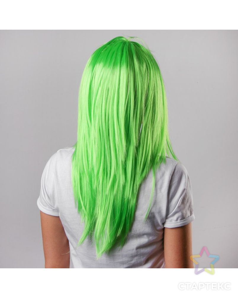 Карнавальный парик «Красотка», цвет зелёный арт. СМЛ-49559-1-СМЛ0002500200 2