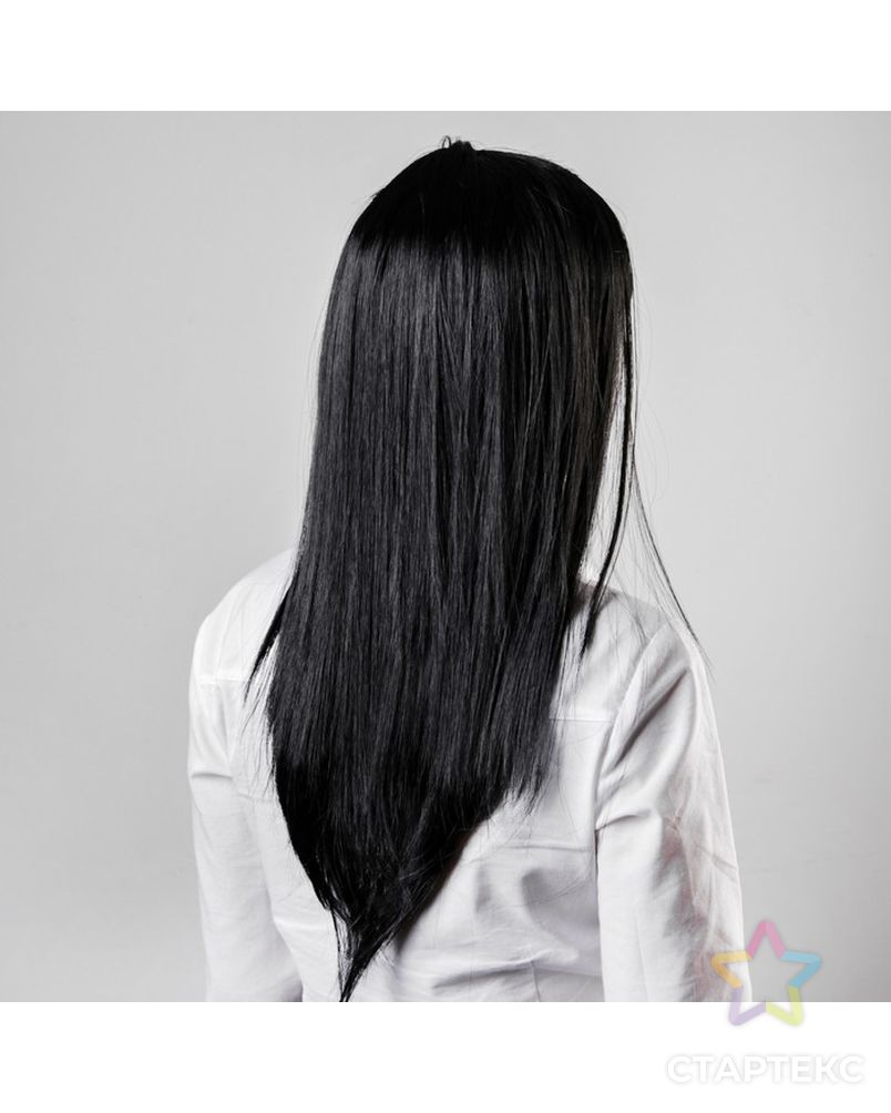 Карнавальный парик «Красотка», обхват головы 56-58 см, цвет чёрный арт. СМЛ-49560-1-СМЛ0002500202 2