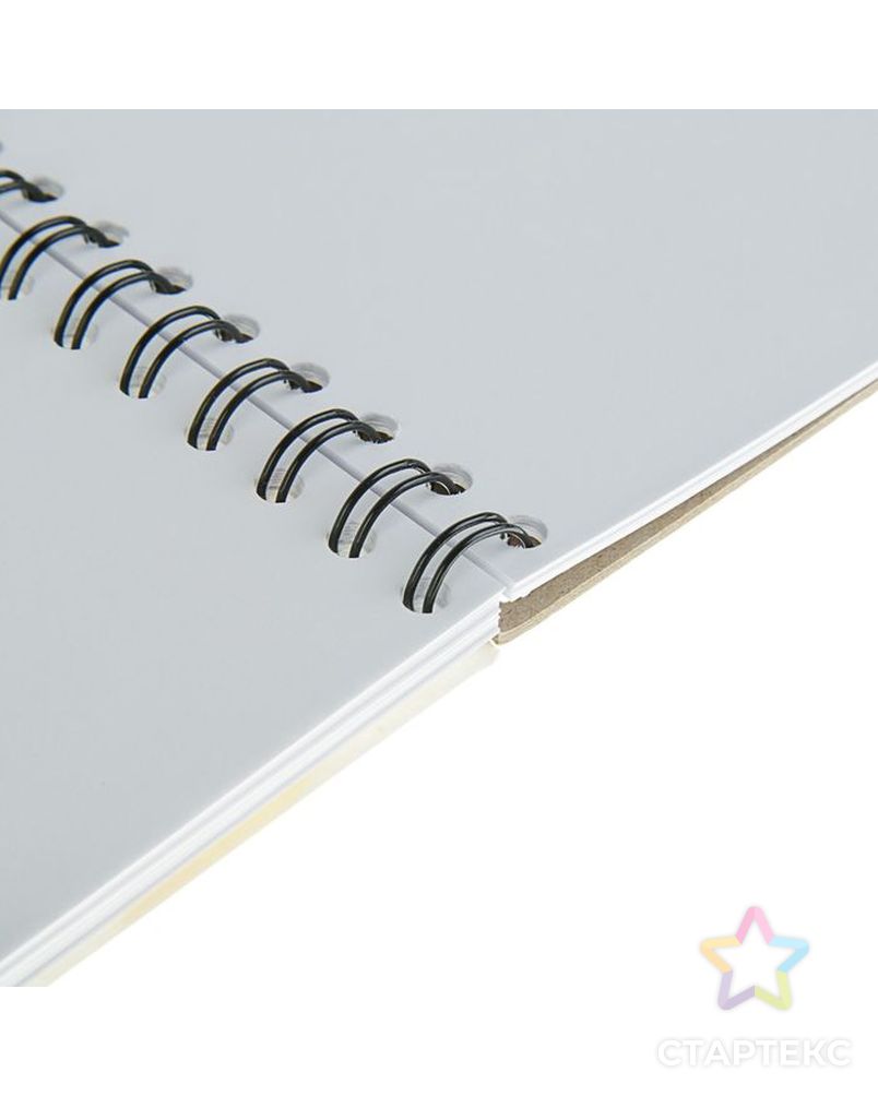 Блокнот для зарисовок А4, 40 листов на гребне Sketchbook, жёсткая подложка, блок офсет 100 г/м² арт. СМЛ-203863-1-СМЛ0002532880