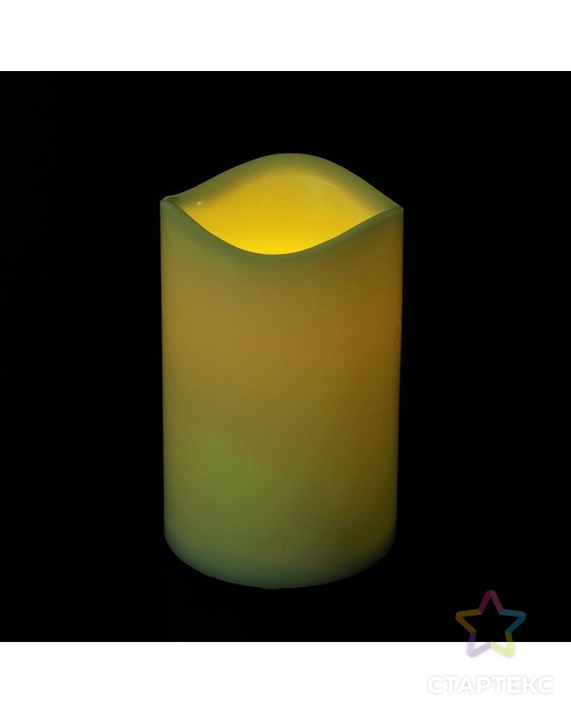 Свеча светодиодная «Тройка», с пультом, набор 3 шт. арт. СМЛ-49776-1-СМЛ0002537403 4