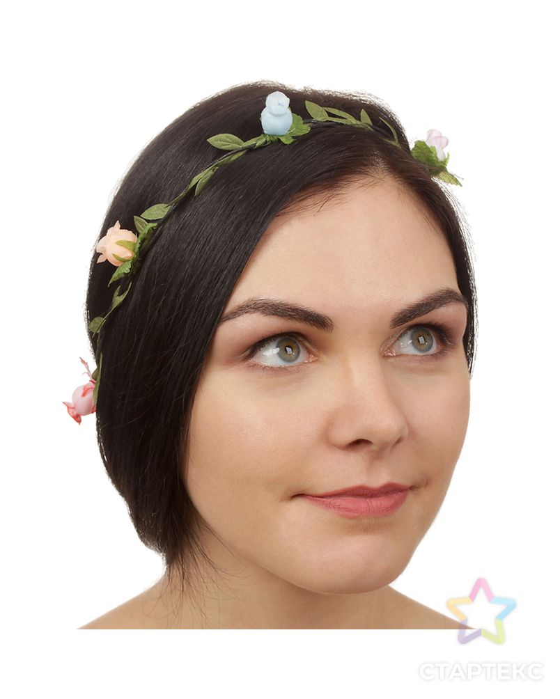 Заказать Декор для волос, вплетаемый "Цветы" арт. СМЛ-5161-1-СМЛ2540839 в Новосибирске