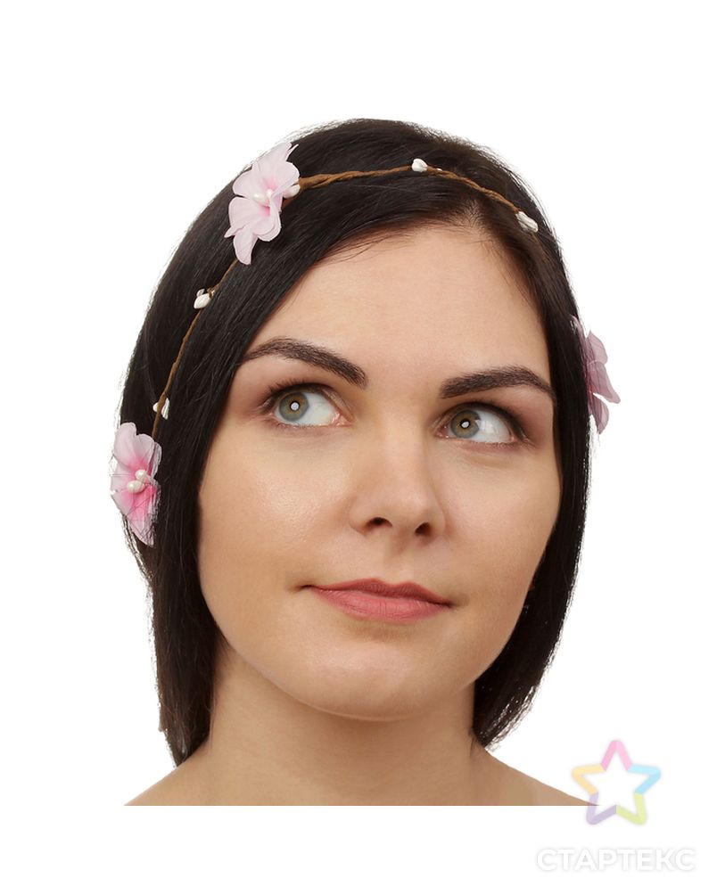 Заказать Декор для волос, вплетаемый "Розовый рай" арт. СМЛ-5162-1-СМЛ2540842 в Новосибирске